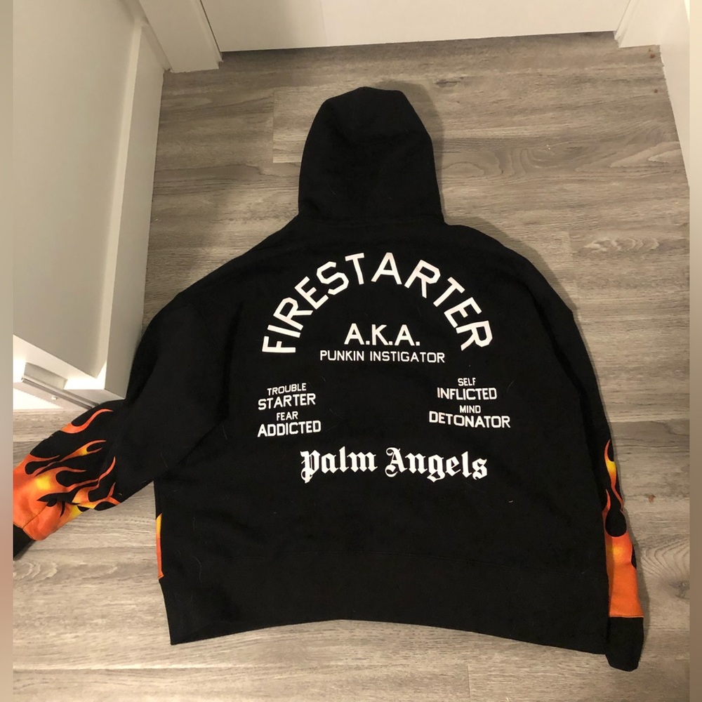 Palm angels fire starter hoodie